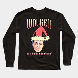 Walken In A Winter Wonderland Christmas Knit Long Sleeve T-Shirt